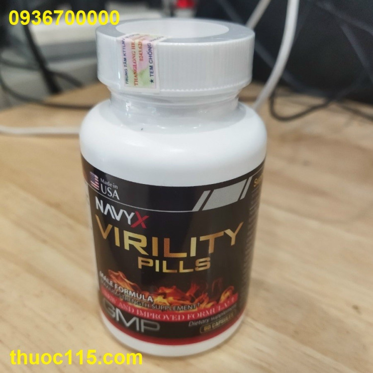 Chấm dứt xuất tinh sớm với viên cường dương thảo dược NavyX Virility của Mỹ